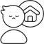 Cultural transition and homesickness icon
