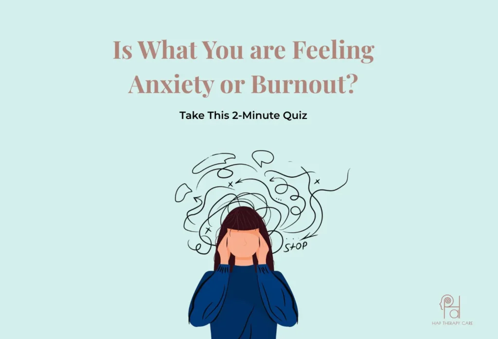 Anxiety or burnout self-check