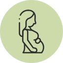 Expectant mothers icon